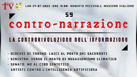 CONTRO-NARRAZIONE NR.59 - ROBERTO PECCHIOLI, MASSIMO VIGLION