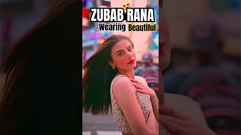 Zubab Rana | Wearing Beautiful Saari | USA #zubabrana #shorts #tkdvidzpr #viral #india