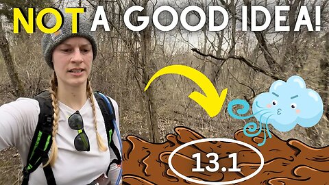 Braving Wild Weather While RVing At Alum! 🌪⛈😯(Trail Race)