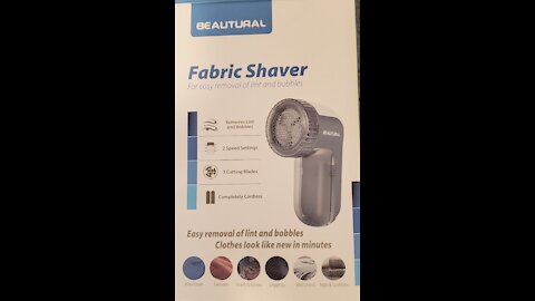 Review Fabric shaver, wm blanket