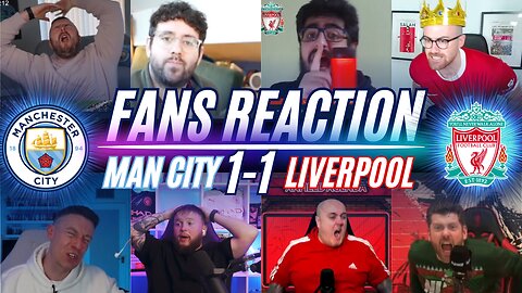 PREMIER LEAGUE FANS REACTION TO MAN CITY 1-1 LIVERPOOL | PREMIER LEAGUE