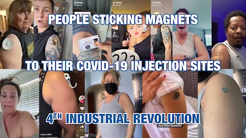 People Sticking Magnets to Their Covid-19 Injection Sites - 4th Industrial Revolution