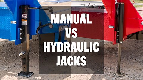 Manual vs Hydraulic Jacks | MAXX-D Trailers