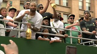 Milwaukee celebrates NBA Finals win