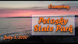 Camping Petoskey State Park | Bike Riding | Sunset