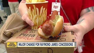 Major change coming to Raymond James Stadium concession stands