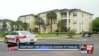 Dozens of people left homeless after large fire destroys 24 apartments in Lakeland