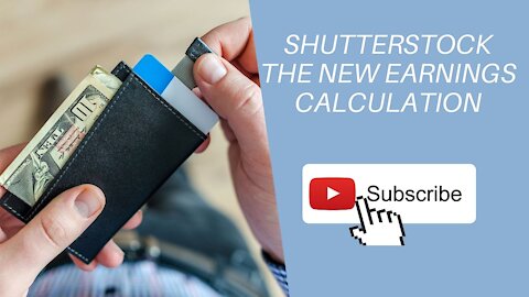 Shutterstock The New earnings calculation My words and thoughts
