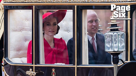 Kate Middleton looks dramatic in a red cape for start of South Korean state visit