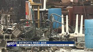 Explosion destroys Detroit motorcycle club building