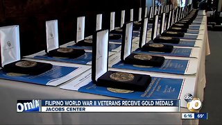Filipino World War II veterans honored
