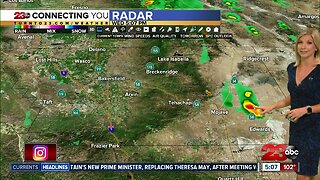 Thunderstorm near California City