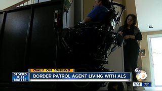 Border Patrol agent battling ALS