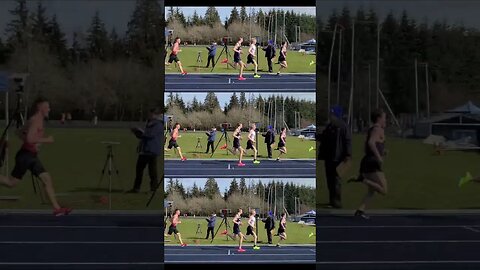 1500m race @noahlouwerse at UBC Open 2023 timing 4.01