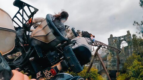 [POV] Hagrid's Magical Creature Motorbike Adventure 🏍️🌧️ | GoPro Max Mod Lens