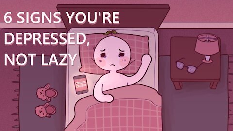 6 Signs You're Depressed, Not Lazy - toptops