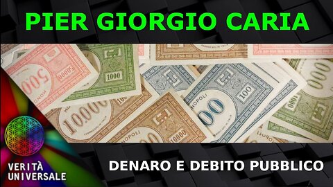 Pier Giorgio Caria - Denaro e debito pubblico