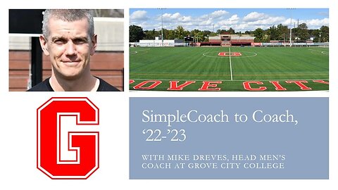 A SimpleCoach to Coach Interview with Mike Dreves, Head Men's Coach at Grove City College