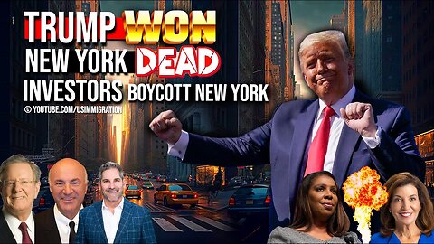 NYC INVESTORS BOYCOTT🔥TRUMP WON, NEW YORK DEAD! FORBERS, OLEARY & CARDONE SHREDS NY JUDICIARY SYSTEM