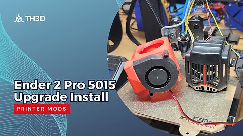 Ender 2 Pro 5015 Fan Upgrade Install - Printer Mods