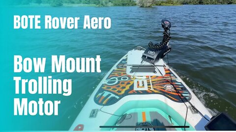 BOTE Rover Aero Bow Mount Trolling Motor Adapter | Version 2 | Motor Guide Xi3 Kayak | NOW for Sale