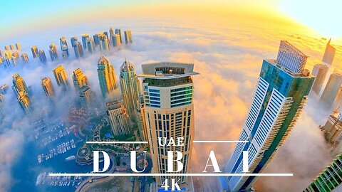 Dubai Burj Khilifa Drone View 4k Video Latest 2023