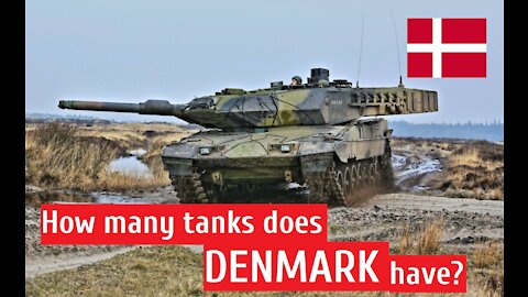 How many tanks does DENMARK have?