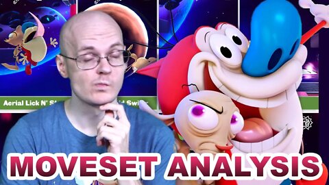 Mew2king Analyzes Ren & Stimpy's Moveset in Nickelodeon All-Star Brawl!