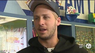 Giving back: Jared Goff funds STEAM Lab and visits Detroit Lions Academy