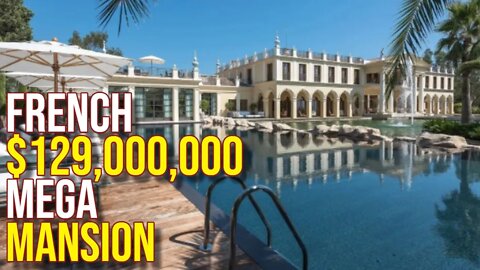 Inside a $129 Million French MEGA MANSION!! Inspired by architecture of Byzantium and Venice