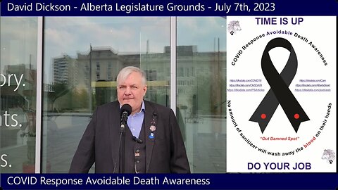 David Dickson - Alberta Legislature Grounds - July 7th, 2023