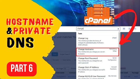 How to Change cPanel Hostname | Private Nameservers - Make Money Online Course Part 6