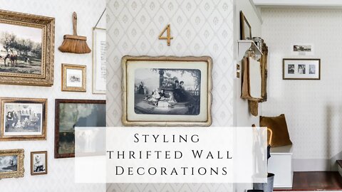 Styling Thrifted Wall Decorations