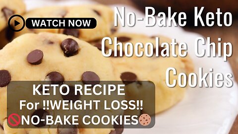 WEIGHT LOSS | NO BAKE | Chocolate Chip Cookies!