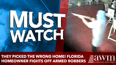 They picked the wrong home! Florida homeowner fights off three armed robbers