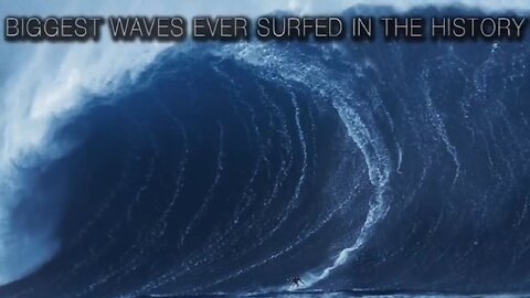 BIGGEST WAVES EVER SURFED IN HISTORY | LAS OLAS MÁS GRANDES JAMÁS SURFEADAS