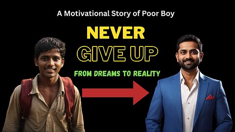 "From Dreams to Reality: Rahul's Inspiring Journey | A Motivational Story