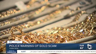 Chula Vista Police warn of gold scam