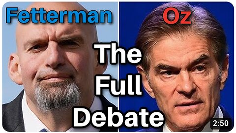 John Fetterman and Dr. Mehmet Oz | Debate for Pennsylvania Senate