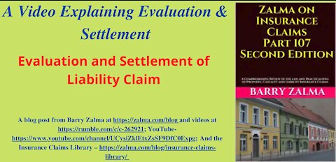 Evaluation and Settlement of Liability Claim