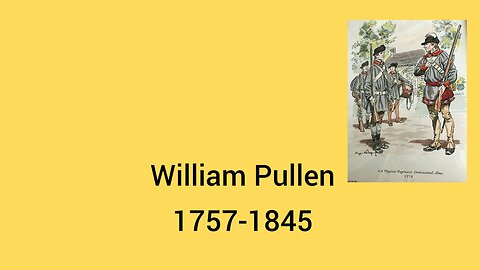 William Pullen's hand-to-hand combat