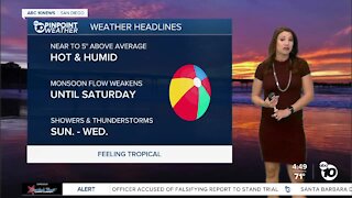 ABC 10News Pinpoint Weather with Meteorologist Megan Parry