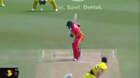Mitchell starc thrown match first ball wide#cricket