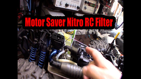 Motor Saver Nitro RC Air Filter for my 1/10 Traxxas T-Maxx .15 small block