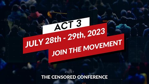 Censored Conferencing - Coming July 28th and 28th!