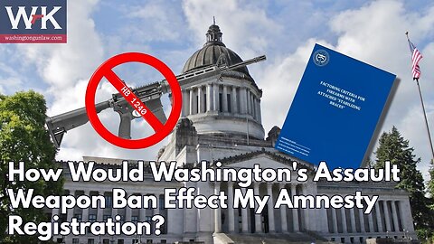 How Would Washington's Assault Weapon Ban Effect My Amnesty Registration?