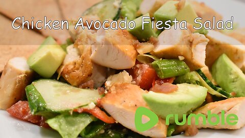 Chicken Avocado Fiesta Salad (ASMR)