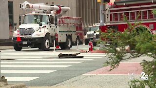 Crews are looking into multiple underground fires downtown