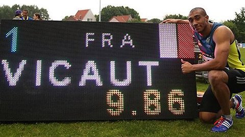 Sprinter Jimmy Vicaut Equals 100 m European Record In 9.86 sec