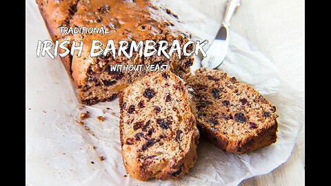 Irish Barmbrack (Traditional Fruit Bread - without yeast) | Bake It With Love